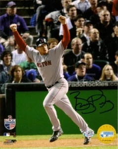 Bobby Kielty Boston Red Sox signed 2007 WS 8x10 - Picture 1 of 1