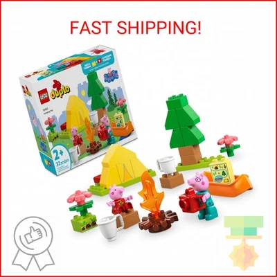 LEGO DUPLO Peppa Pig Camping Viaje Niño Juguete de Aprendizaje - Juguete Sensorial para Creativos Foto 1 de 2