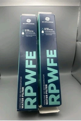 2X Filtro de agua genuino para refrigerador GE RPWFE (CON CHIP) nuevo sellado Foto 1 de 4