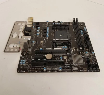 MSI A88XM-P33 V2 Socket FM2b DDR3 Micro ATX Motherboard With I/O Shield - Image 1 of 4