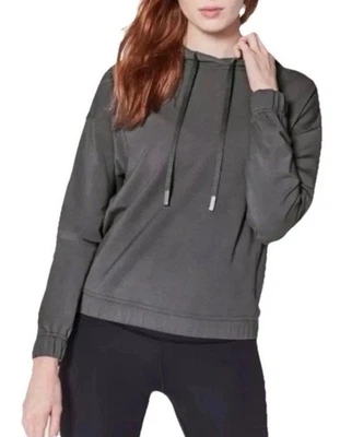 Толстовка с капюшоном Lululemon серая скрученная и заправленная размер 12 спортивная йога Gorpcore спортивная - Изображение 1 из 4