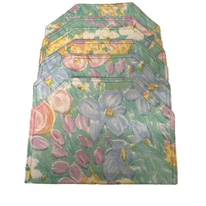 Vintage Blumen Tischsets 6er Set Wasserdicht Pastell Retro Design Küche & Esszimmer - Bild 1 von 7