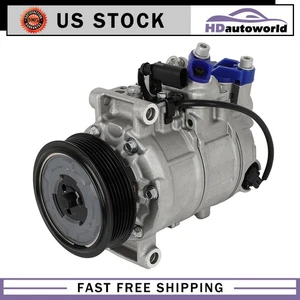 AC A/C Compressor fits Audi Base Cabrio Cabriolet Limited Luxury A4 1.8L 2.0L - Picture 1 of 7