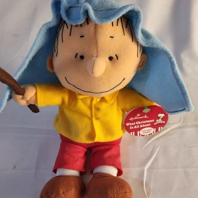 Peluche Peanuts LINUS Shepherd What Christmas Is All About Charlie Brown sello Foto 1 de 4