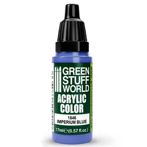 Green Stuff World Acrylic Color Paint - IMPERIUM BLUE 17ml - Picture 1 of 2