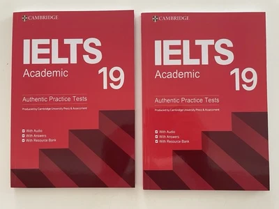 IELTS 19 Academic including CD-ROM  2 books (FREE SHIPPING) $52 For 2 Books - Image 1 of 4