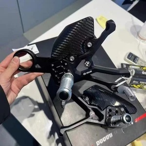 2019-2025 Carbon Fiber heel guard RearSet Foot Peg For BMW M1000RR S1000RR - Picture 1 of 21