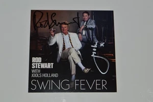 Holograma Beckett autografiado por Rod Stewart & Jools Holland "Fiebre oscilante" - Imagen 1 de 6
