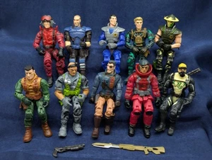 Lot 10 Action Figs & Some Weapons The Corps Special Force Random GI Joe Lanard - Picture 1 of 13