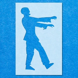Zombie Monster Stencil: Mylar Airbrush Wall Art Painting Crafts 2 - 190 Micron - Picture 1 of 11
