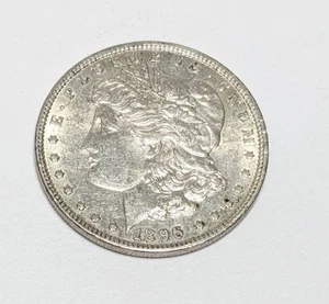 1896 Morgan Silver Dollar - Picture 1 of 3