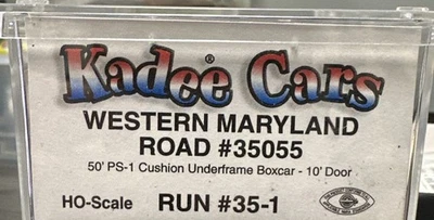 Kadee Cars HO Scale Run # 35-1 Western Maryland 50’ PS-1 Cushion UF Boxcar  NIB - Image 1 of 4