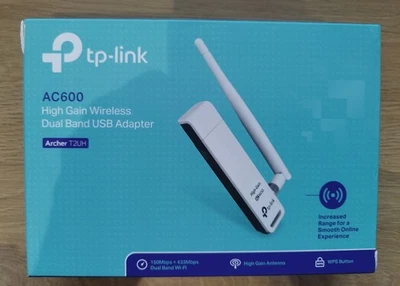 TP-Link AC600 High Gain Wireless Dual Band USB Adapter Archer T2UH - NEW (Other) - Image 1 of 4