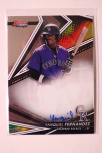 2022 Bowman Best Yanquiel Fernandez Auto #B22-YF - Picture 1 of 2