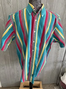 Hunt Club Men Size M Multicolor Button Down Shirt - Picture 1 of 7