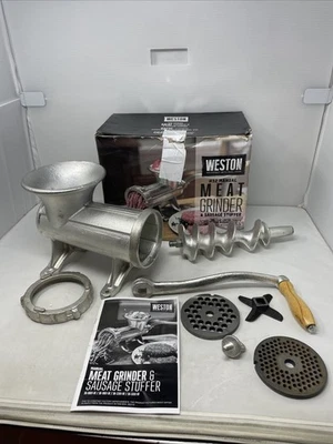 Ручная мясорубка и начинка для колбасы Weston No32 модель 36-3201-W - Изображение 1 из 4