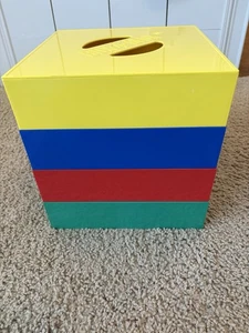 BOX-4-BLOX LEGO Building Block Storage Sorting Cube Stack of 4 Trays w/ Lid 10” - Picture 1 of 6
