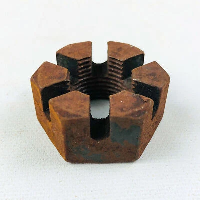 AMC Jeep 8121364 Castle Nut for Front Axle Socket OEM New Old Stock NOS Foto 1 de 4