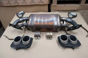 Porsche 992 Silenziatore Scarico Tubo Finale Impianto di Scarico - Foto 1 di 10