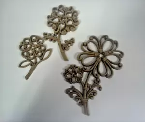 Homco Flower Wall Decorations #7560 1978 3 Piece Set Mid Century MCM - Picture 1 of 2