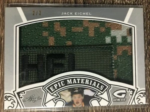 Jack Eichel 2016 LEAF Genesis Epic Materials Patch SP #2/2 C'D EMP-31 - Picture 1 of 1