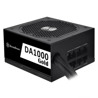 Silverstone SST-DA1000-GH DA1000 Gold Cybenetics Gold 1000W Semi-Modular ATX PS - Image 1 of 4
