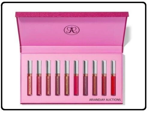 NIB Anastasia Beverly Hills 10 Piece Holiday Liquid Lipstick Set Limited Ed! - Image 1 of 1