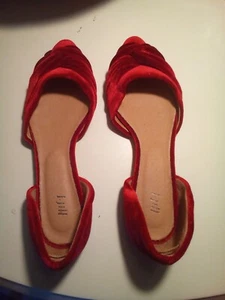 Rote Velvetine JJill Ballerinas, Größe 8 - Bild 1 von 2