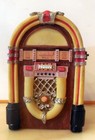 VINTAGE Salvadanaio JUKE BOX 12 CM RESIN
