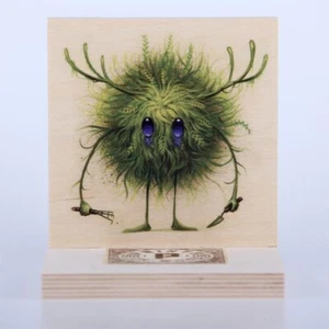 Stampe su legno Cercatore Amici Il Giardiniere Stampa #4 di Jeff Soto 6" x 6" SN - Foto 1 di 1