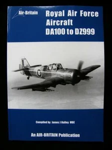 Royal Air Force Aircraft DA100 To DZ999 - Air Britain Publication - Imagen 1 de 2
