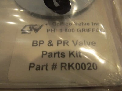 Griffco 1/2"-1", G-Series, Spare Parts Kit, PTFE Diaphragm, 50psi, New Surplus - Image 1 of 3