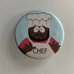 Chef South Park 1998 Hat Lapel Pin Back - Picture 1 of 2