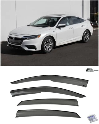 EOS Visors For 19-Up Honda Insight ZE4 JDM MUGEN Side Window Rain Deflectors - Image 1 of 4