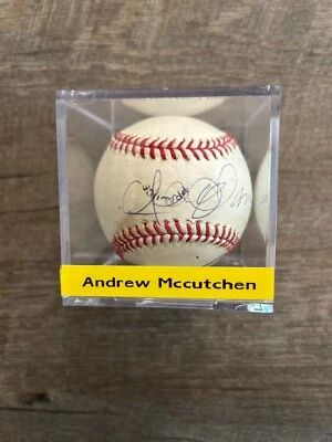 Andrew McCutchen RARE full RC autographed OMLB practice baseball - Image 1 of 4