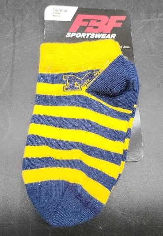 1 Pair Michigan Wolverines Socks Size Toddler 3-8 New Cover