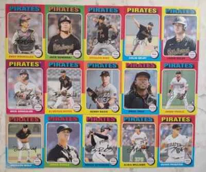 2024 PIRATES 40 Card Lot w TOPPS HERITAGE TEAM SET 26 CURRENT Players (9) '24 RC - Picture 1 of 2