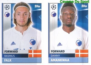 QFD13-14 AMANKWAA RASMUS FALK FC.KOBENHAVN STICKER CHAMPIONS LEAGUE 2017 TOPPS - Picture 1 of 1