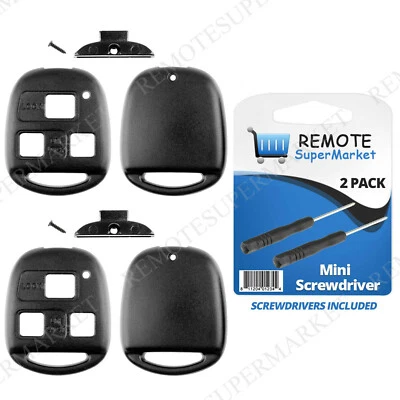 2 Replacement for 01-05 Lexus GS430 03-09 Lexus GX470 Remote Key Fob Case Shell Foto 1 de 4