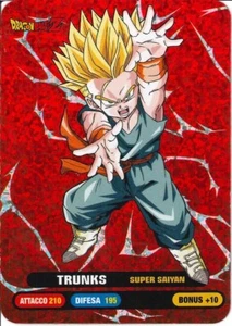 lamincards 2 carte TRUNKS dragon ball - Foto 1 di 3