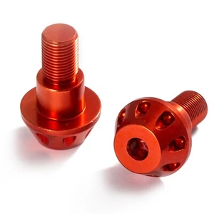 2x Stabilizzatori Contrappesi Moto Bilancieri Pesetti Manubrio Rosso - Imagen 1 de 1