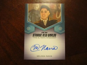 Star Trek Strange New Worlds Season 1 One SNW MELISSA NAVIA Elysian Autograph