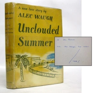 Unclouded Summer SIGNED by Alec Waugh 1948 Farrar Straus & Co First US Edition - Picture 1 of 10