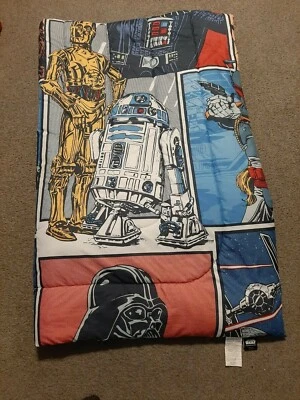 Edredón reversible tamaño doble Star Wars, Luke Skywalker/Darth Vader 61x86 Foto 1 de 4