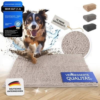 Hunde Schmutzfangmatte waschbar, Fußmatte, Hundematte, Camping - Bild 1 von 4