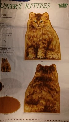 Almohadas/parada de puerta VIP Cranston Town and Country Kitties con panel de algodón recortado  Foto 1 de 3