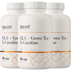 CLA + TÉ VERDE + L-CARNITINA - 90 CÁPSULAS - Figura de ensueño, su apoyo para perder peso - Imagen 1 de 8