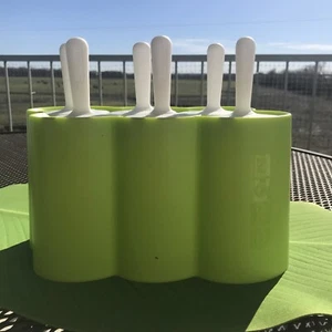 ZOKU Ice Pop Mold Easy Release with Sticks and Drip Guards Makes 6 - Picture 1 of 8