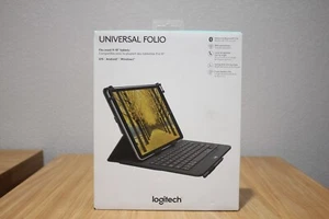 Logitech Universal Folio Tablet Keyboard Cover Case 10.9" iPad Air 4th Gen 2020 - Picture 1 of 2