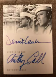 Twilight Zone Archives Derrik Lewis/ Anthony Call Dual Autograph Card DA4 2020 - Picture 1 of 2